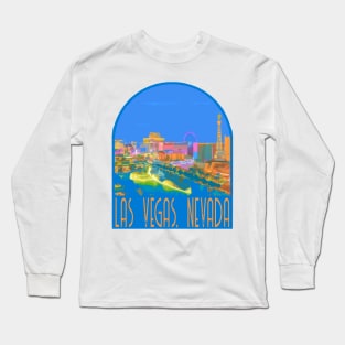 Las Vegas Decal Long Sleeve T-Shirt